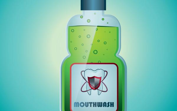 Mouthwash, bottle